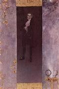 Gustav Klimt, Portrat des Schauspielers Josef Lewinsky als Carlos